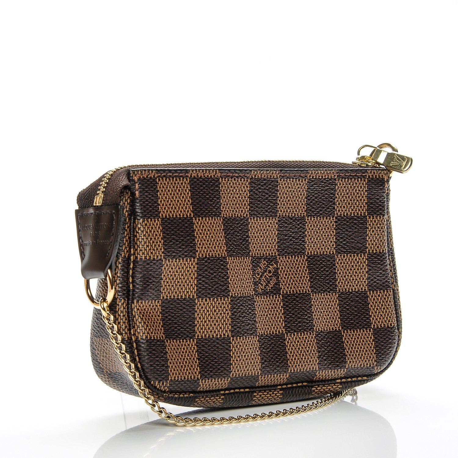 Louis Vuitton Damier Ebene Mini Pochette Accessories 2 of 5