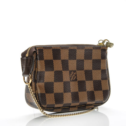 Louis Vuitton Damier Ebene Mini Pochette Accessories 2 of 5