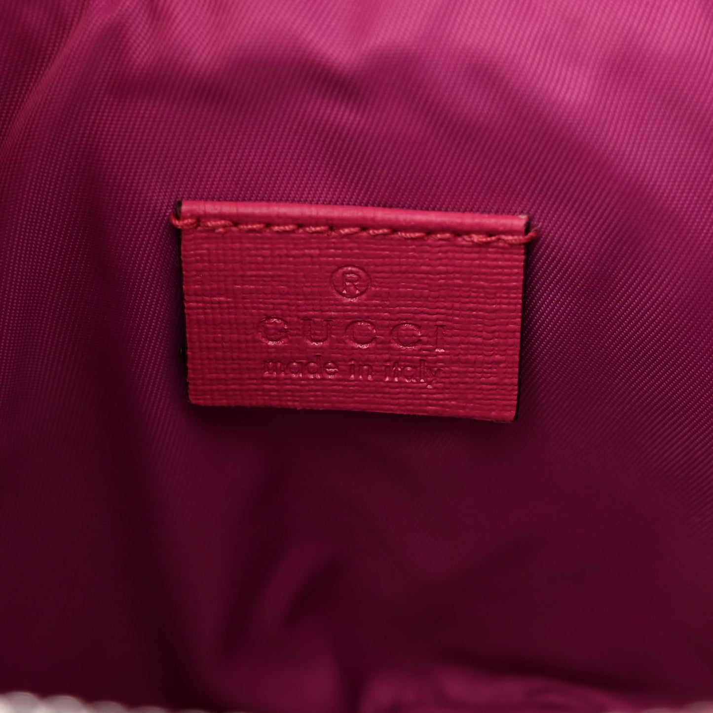 GG Supreme Monogram Princess Embroidered Childrens Crossbody Bag Pink