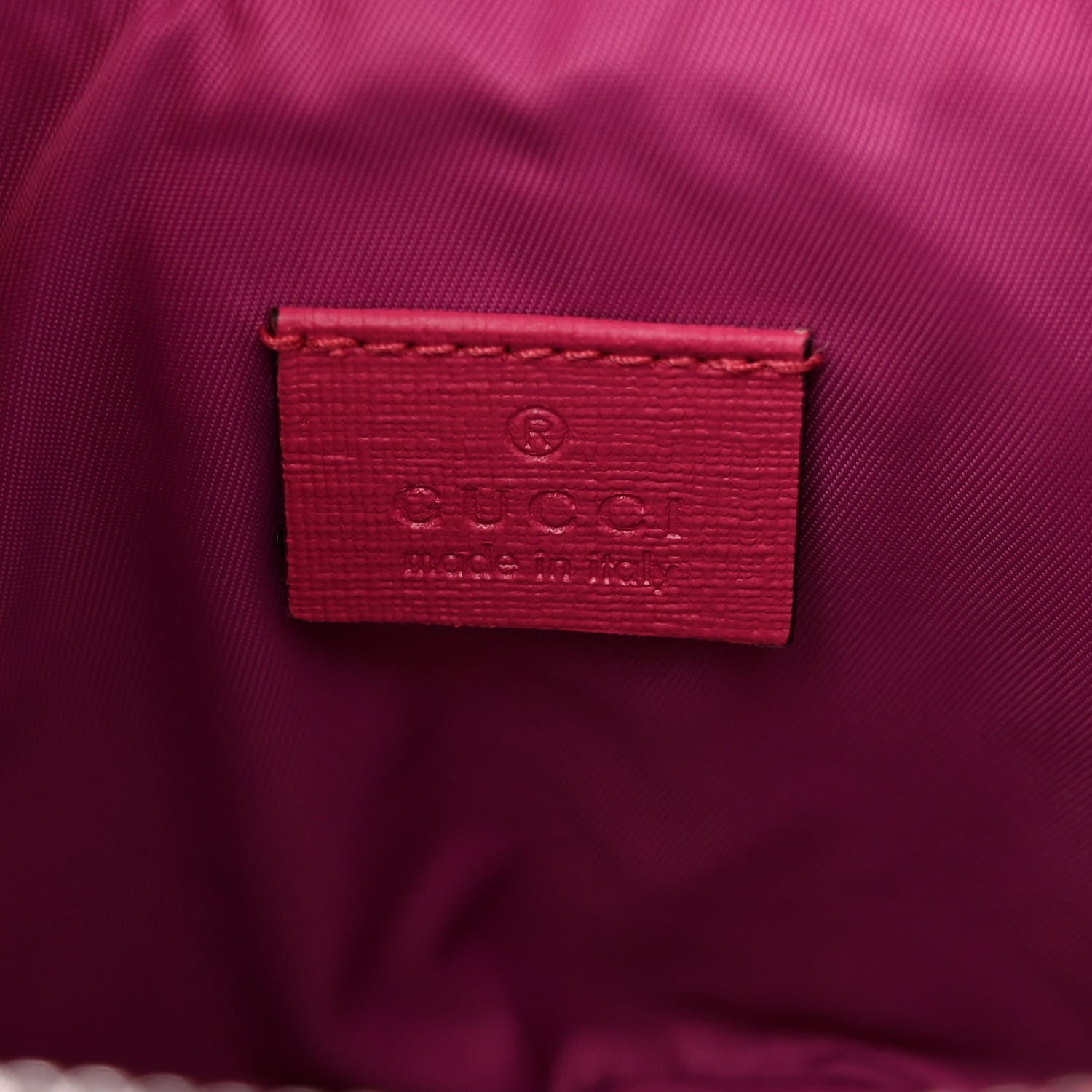 Gucci GG Supreme Monogram Princess Embroidered Childrens Crossbody Bag Pink 6 of 11