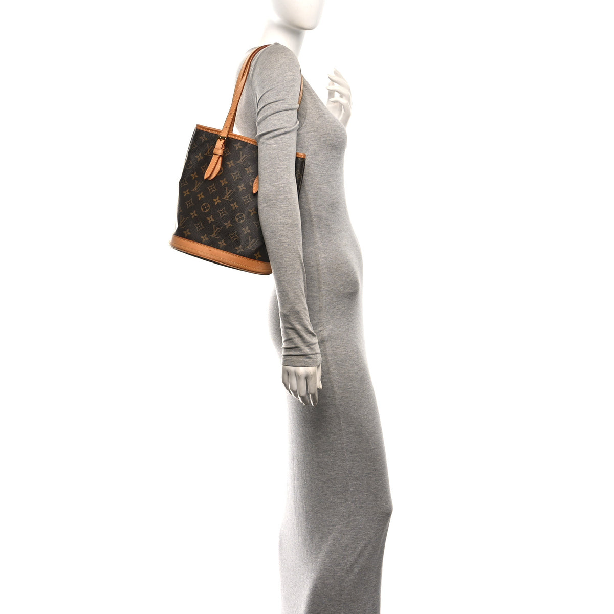 Louis Vuitton Monogram Petit Bucket 23 2 of 9