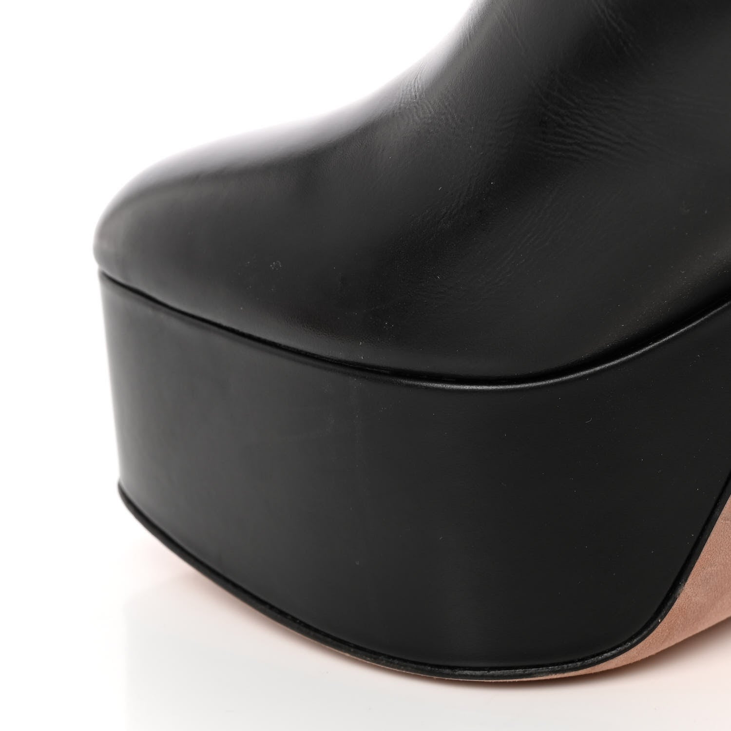 Valentino Garavani Calfskin Tan-Go Platform 50/120mm Ankle Boots 41 Black 16 of 17