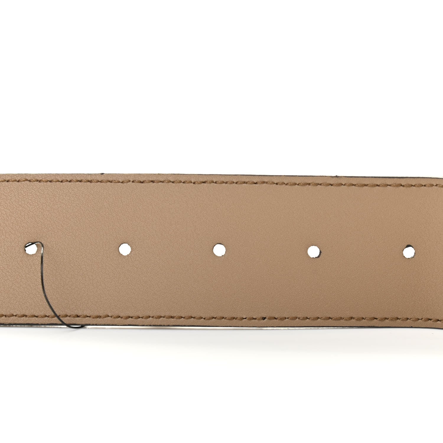 Gucci GG Supreme Monogram Suede Dionysus 40mm Belt 65 26 Beige Taupe 6 of 6