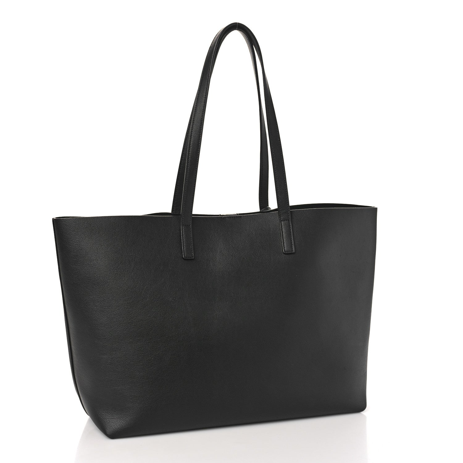 Saint Laurent Calfskin Large Shopping Tote Black 4 of 11