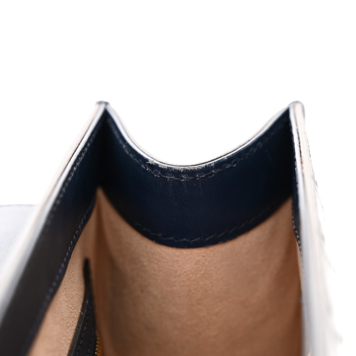 Guccissima Signature Small Padlock Top Handle Bag Blue Agata