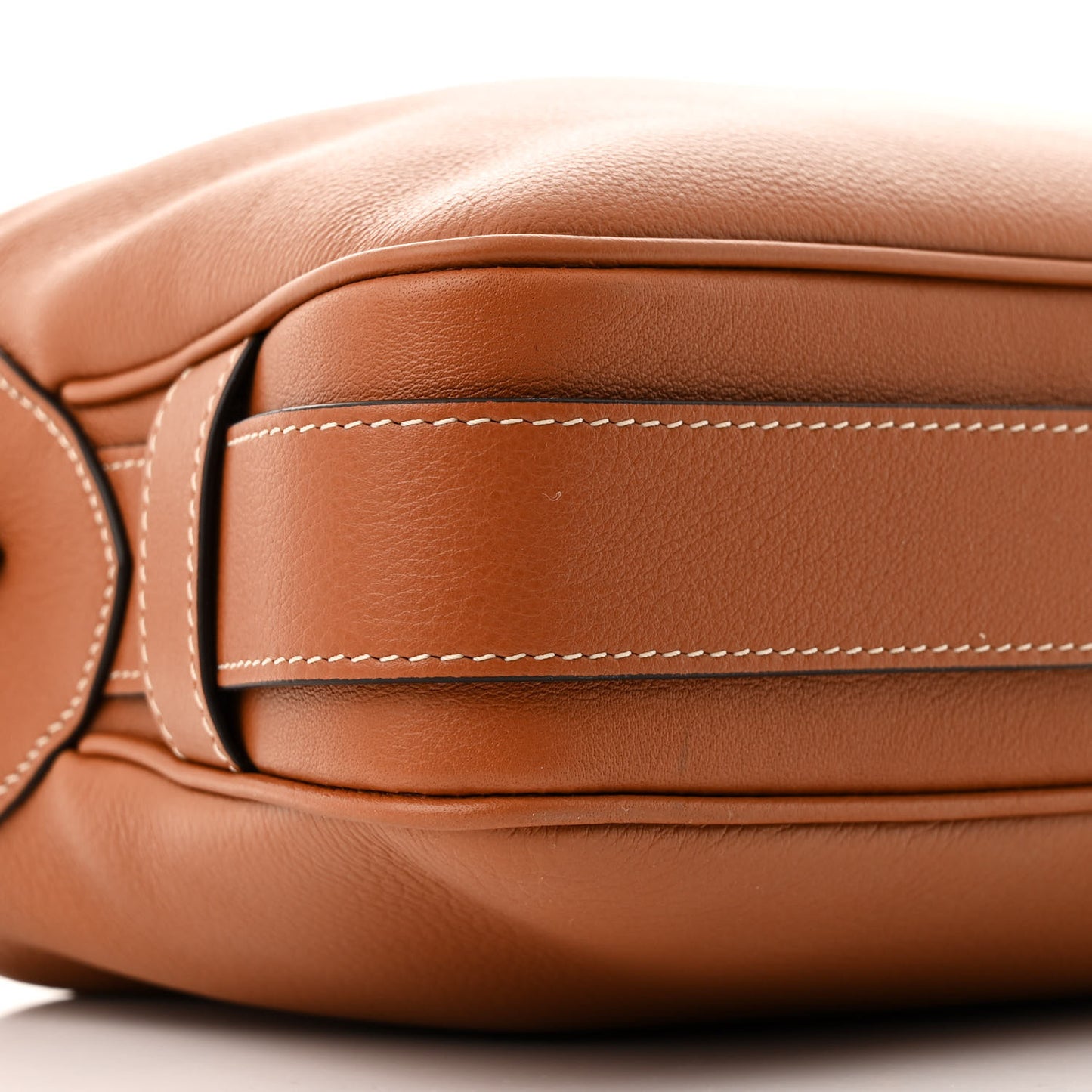 Supple Calfskin Medium Romy Shoulder Bag Tan