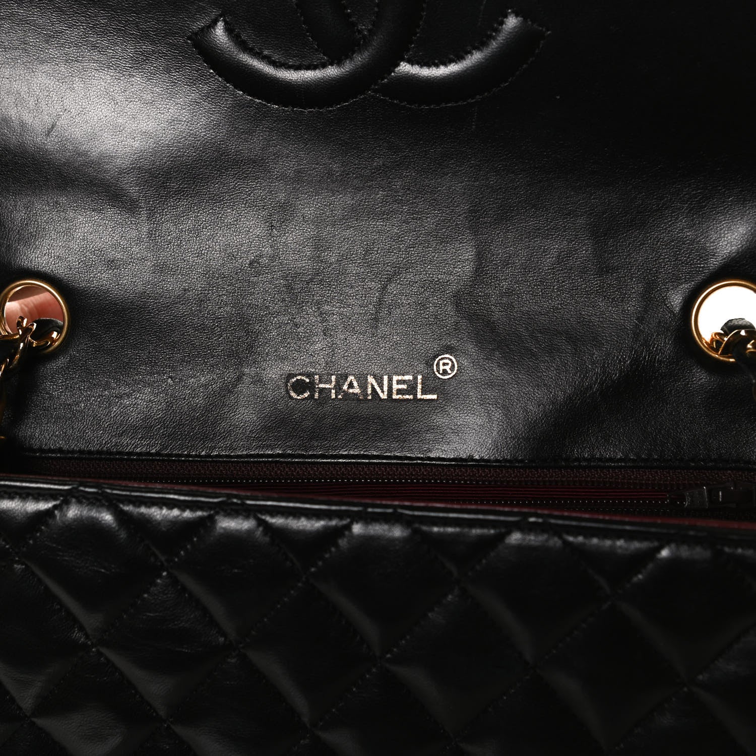 Chanel Lambskin Quilted Small Single Flap Black 5 of 14