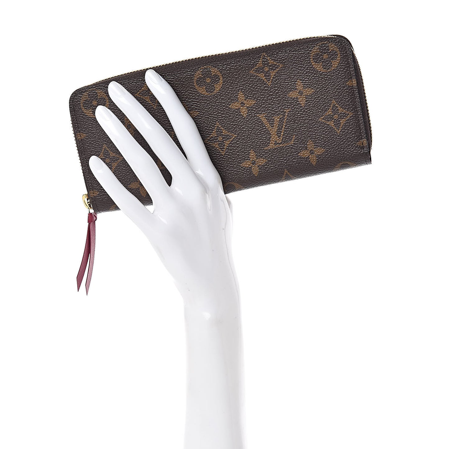 Monogram Clemence Wallet Fuchsia