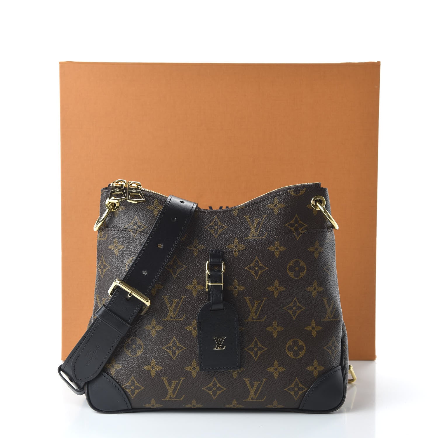 Louis Vuitton Monogram Odeon PM Black 10 of 10