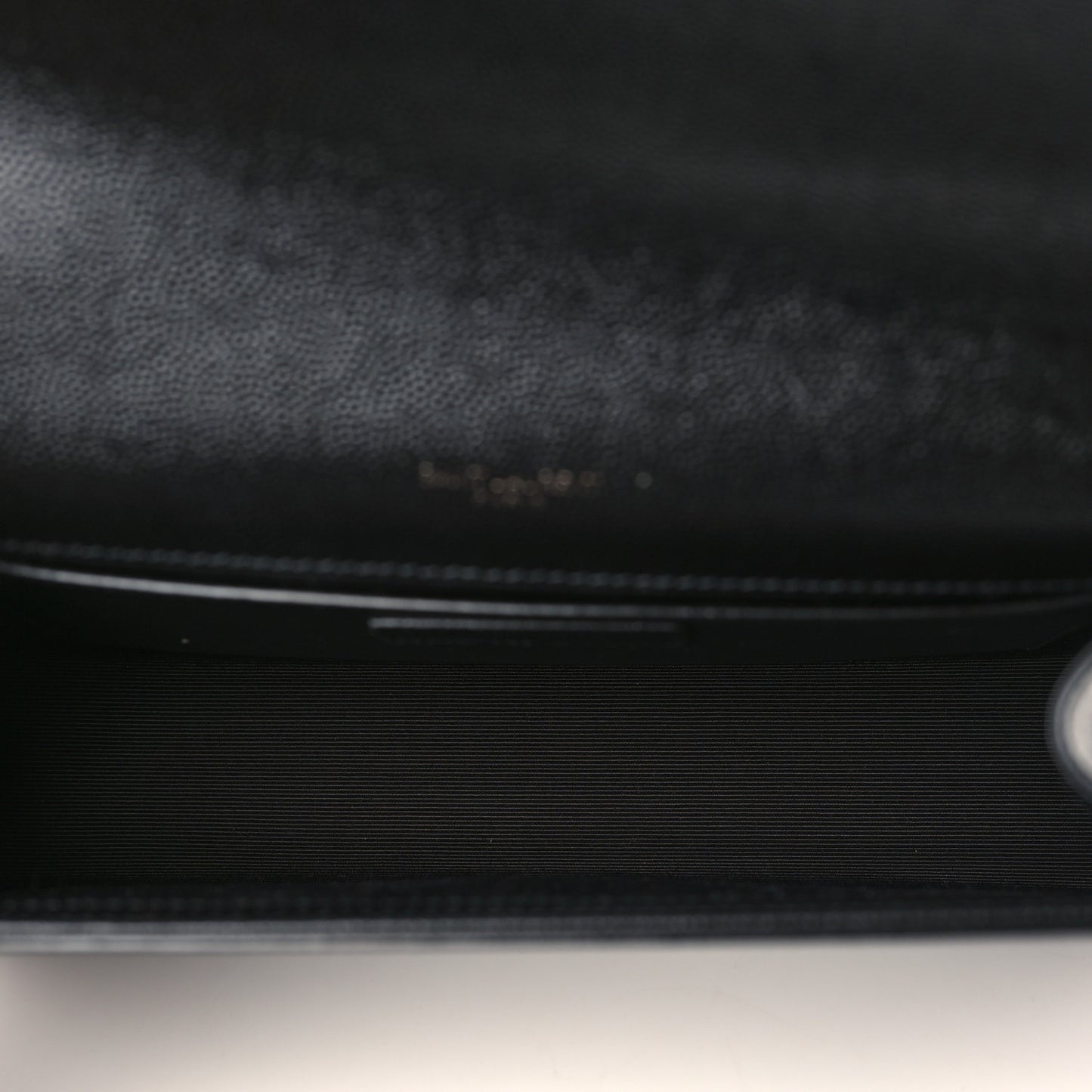 Grain De Poudre Medium Classic Monogram Kate Satchel Black
