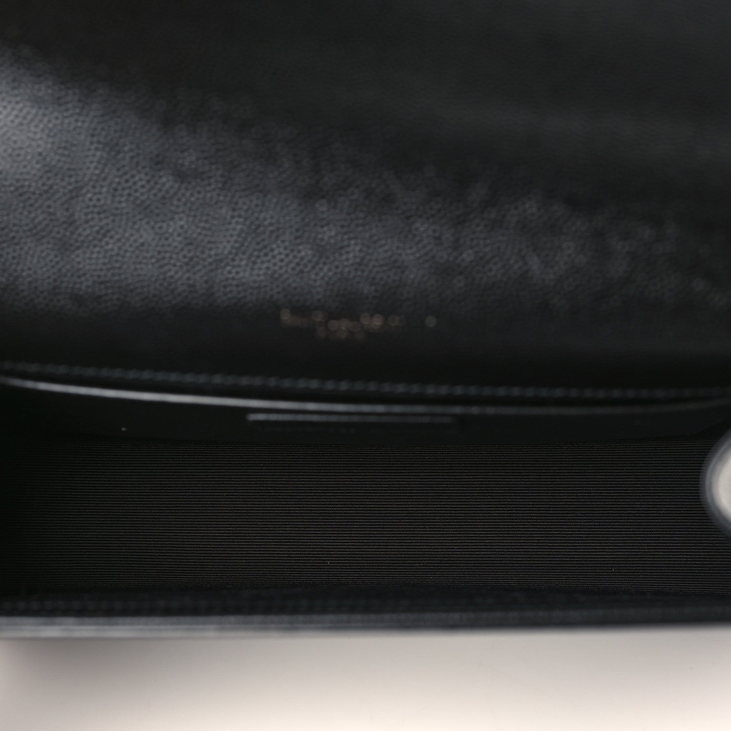 Saint Laurent Grain De Poudre Medium Classic Monogram Kate Satchel Black 5 of 9