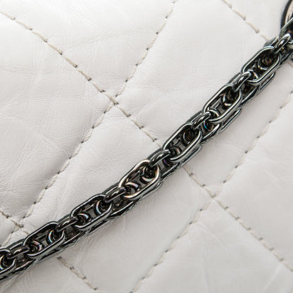 Chanel Aged Calfskin 2.55 Reissue 227 Flap White 10 of 11