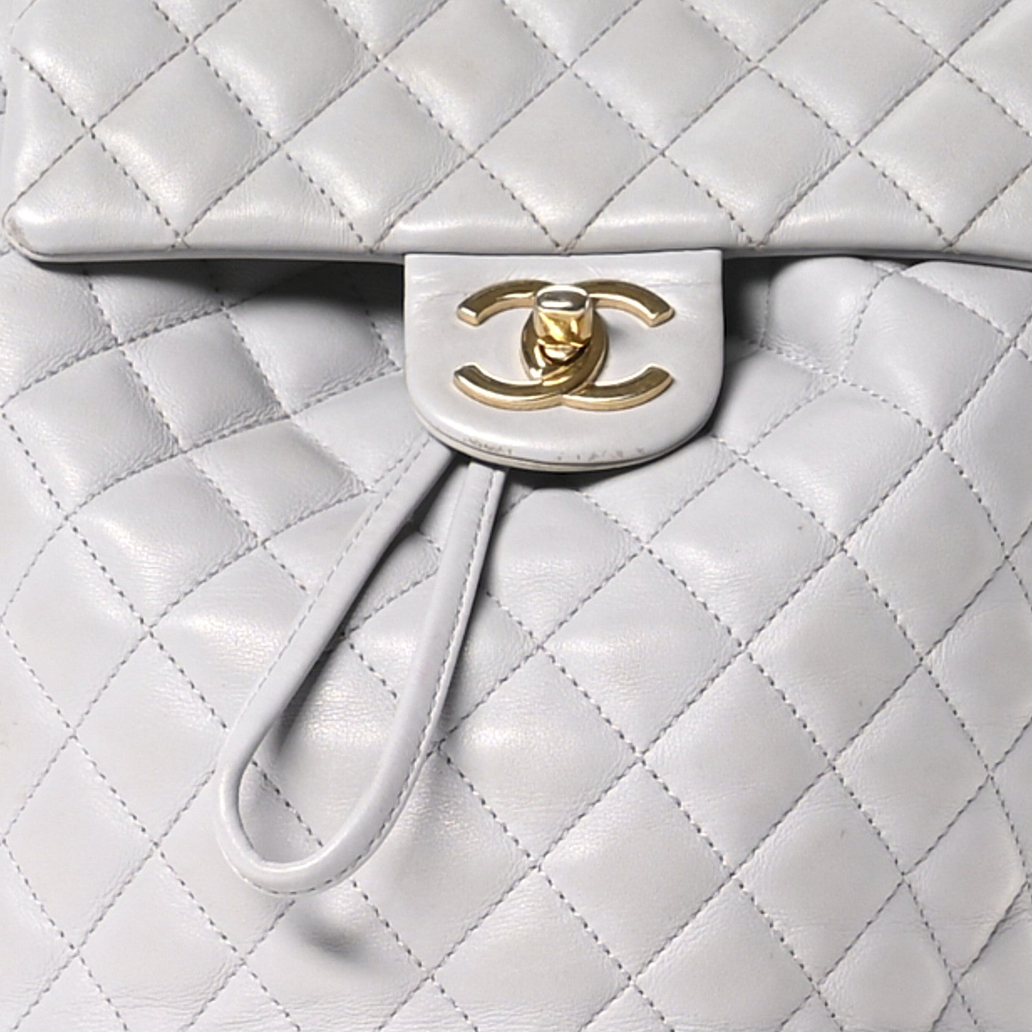 Chanel Calfskin Quilted Small Urban Spirit Backpack Grey 8 of 14