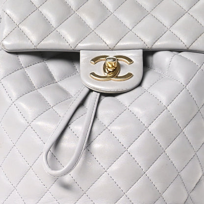 Chanel Calfskin Quilted Small Urban Spirit Backpack Grey 8 of 14