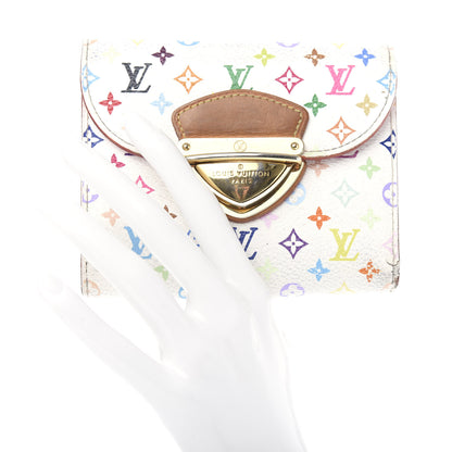 Louis Vuitton Monogram Multicolor Joey Wallet White Litchi 2 of 9