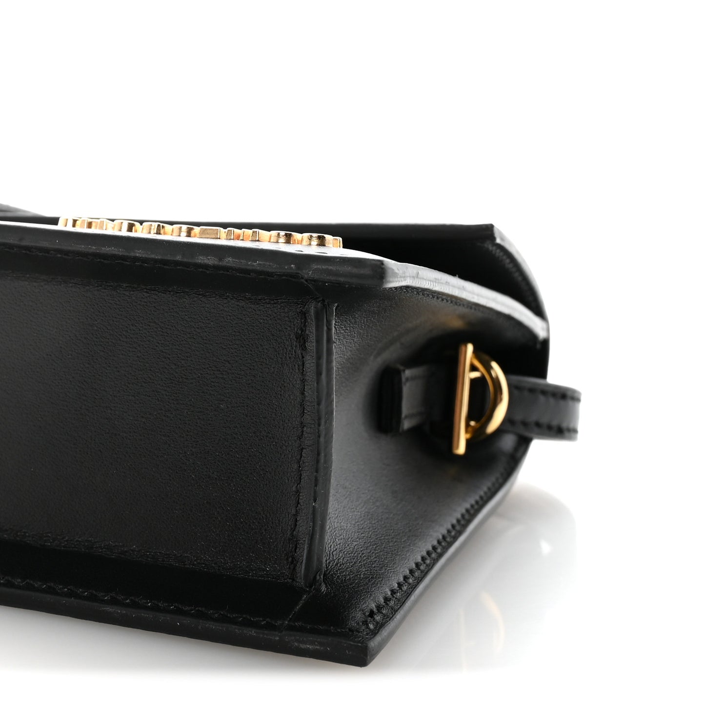 Smooth Calfskin Le Bambino Long Black