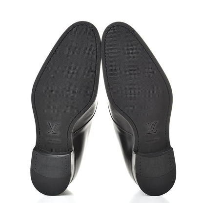 Louis Vuitton Calfskin Mens Uniforme Derby Relax 7 Black 5 of 10