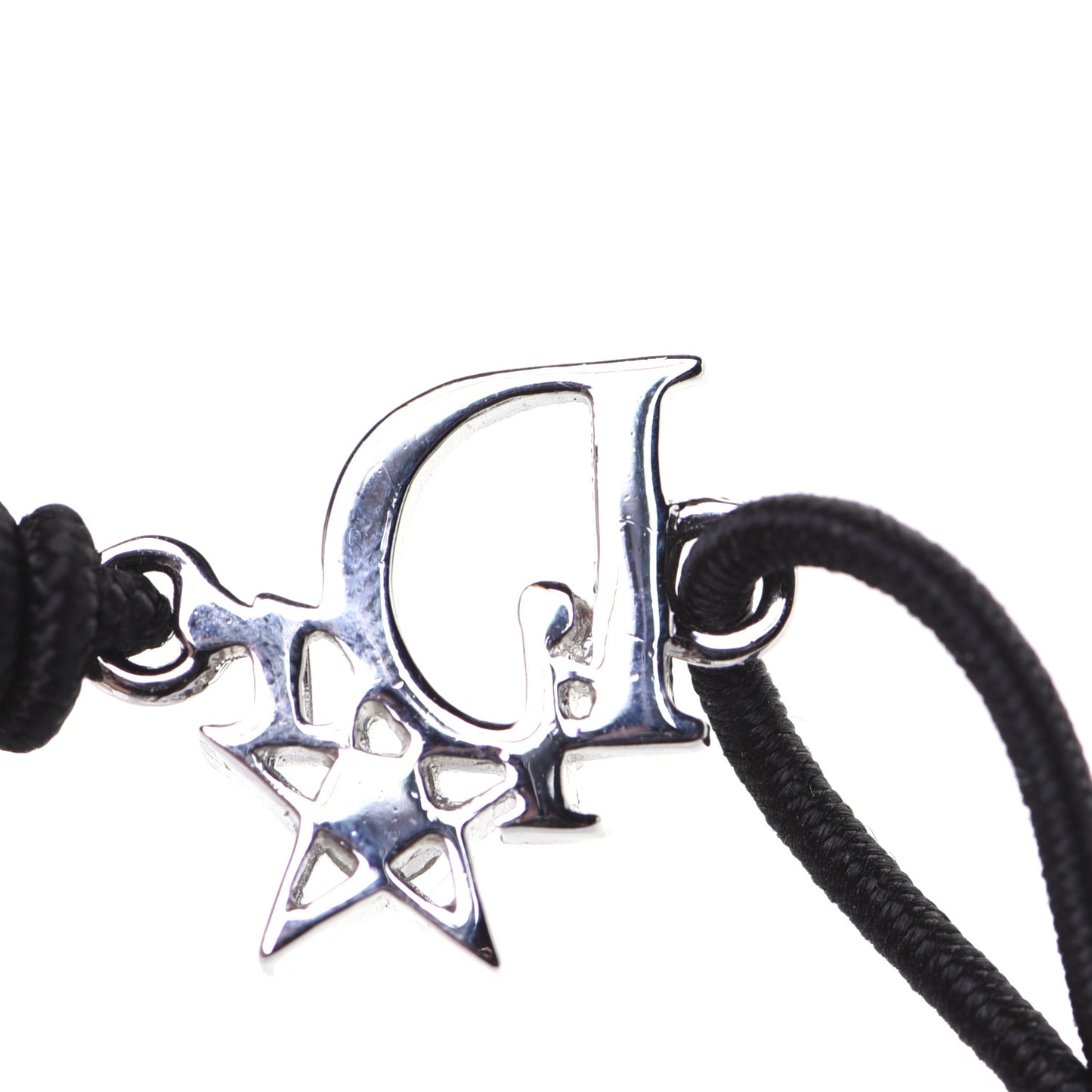 Crystal Star Logo Bracelet Black