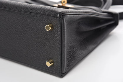 Hermes Togo Kelly Retourne 25 Black 10 of 42