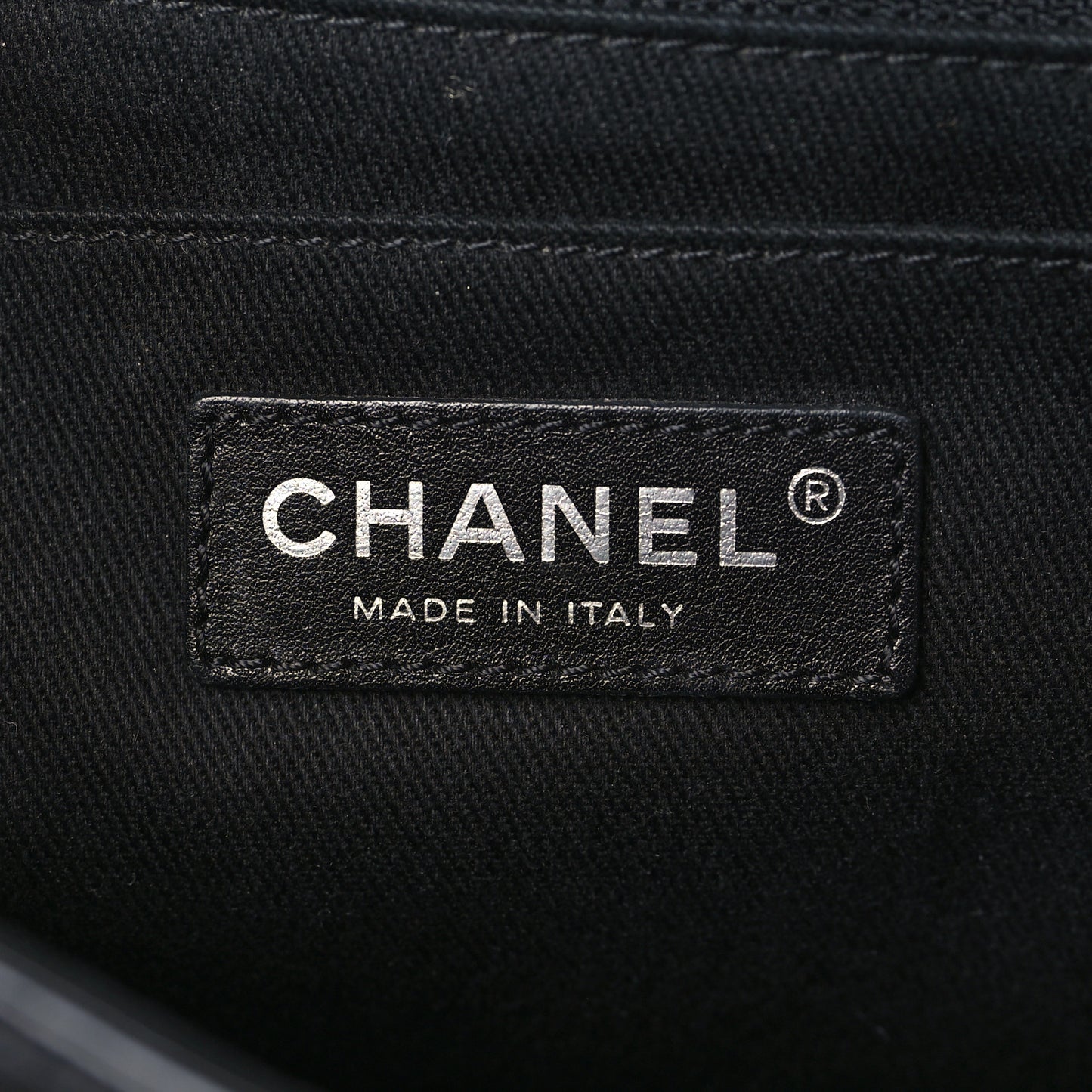 Vinyl Quilted In the Business Flap Bag Black