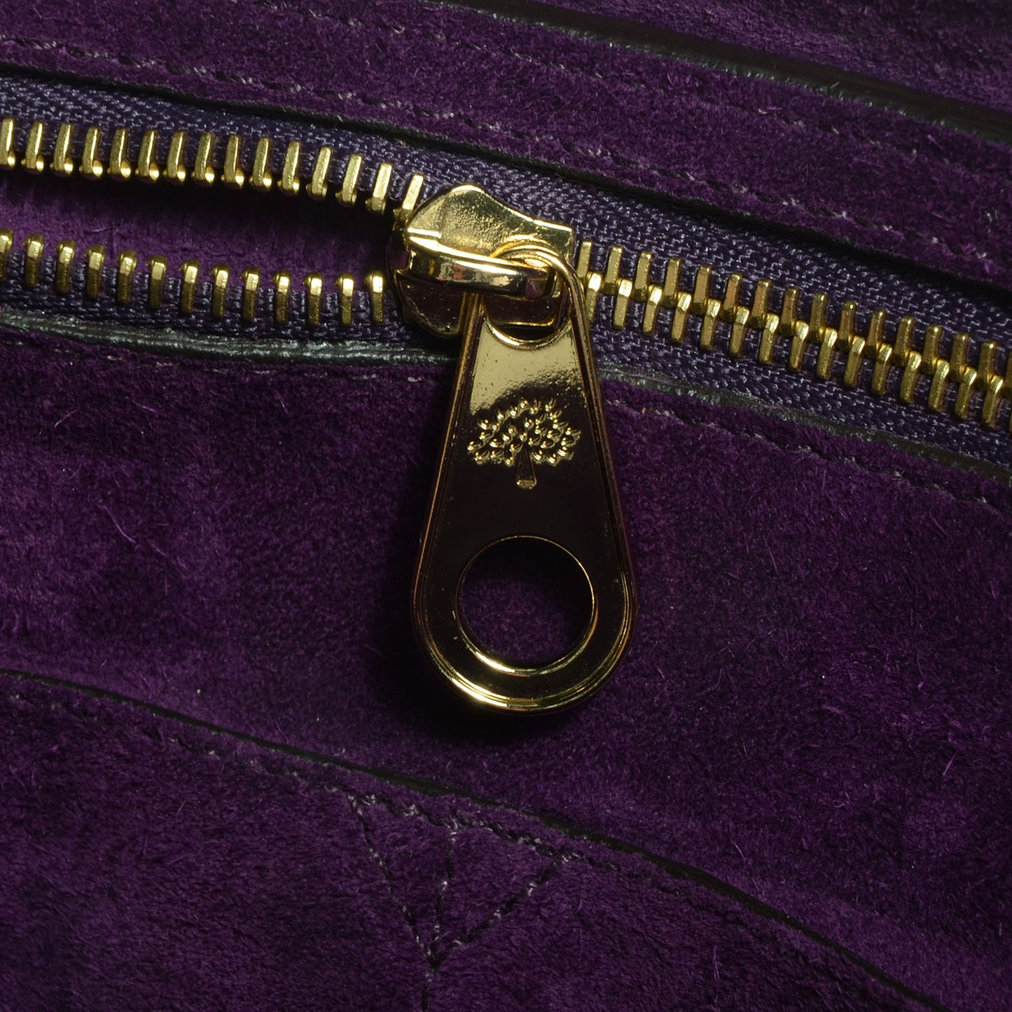 Natural Leather Bayswater Aubergine