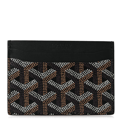 Goyard Goyardine Saint Sulpice Card Holder Black 1 of 8