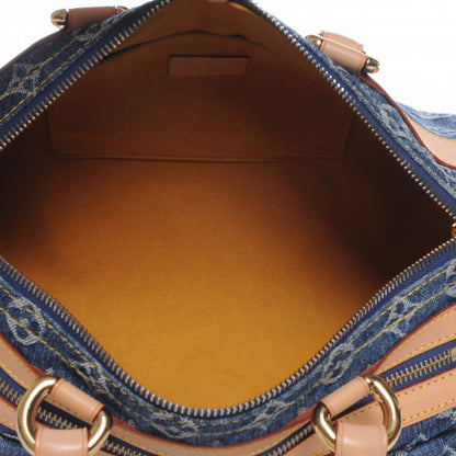 Louis Vuitton Monogram Denim Neo Speedy Blue 5 of 7