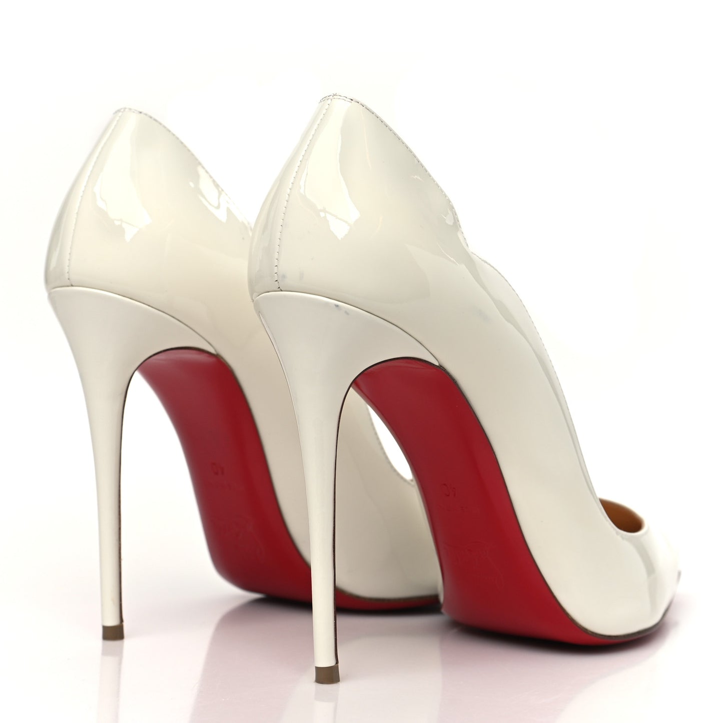 Patent Hot Chick 100 Pumps 40 White