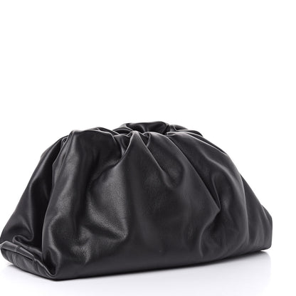 Bottega Veneta Smooth Butter Calf The Pouch Oversized Clutch Black 3 of 11