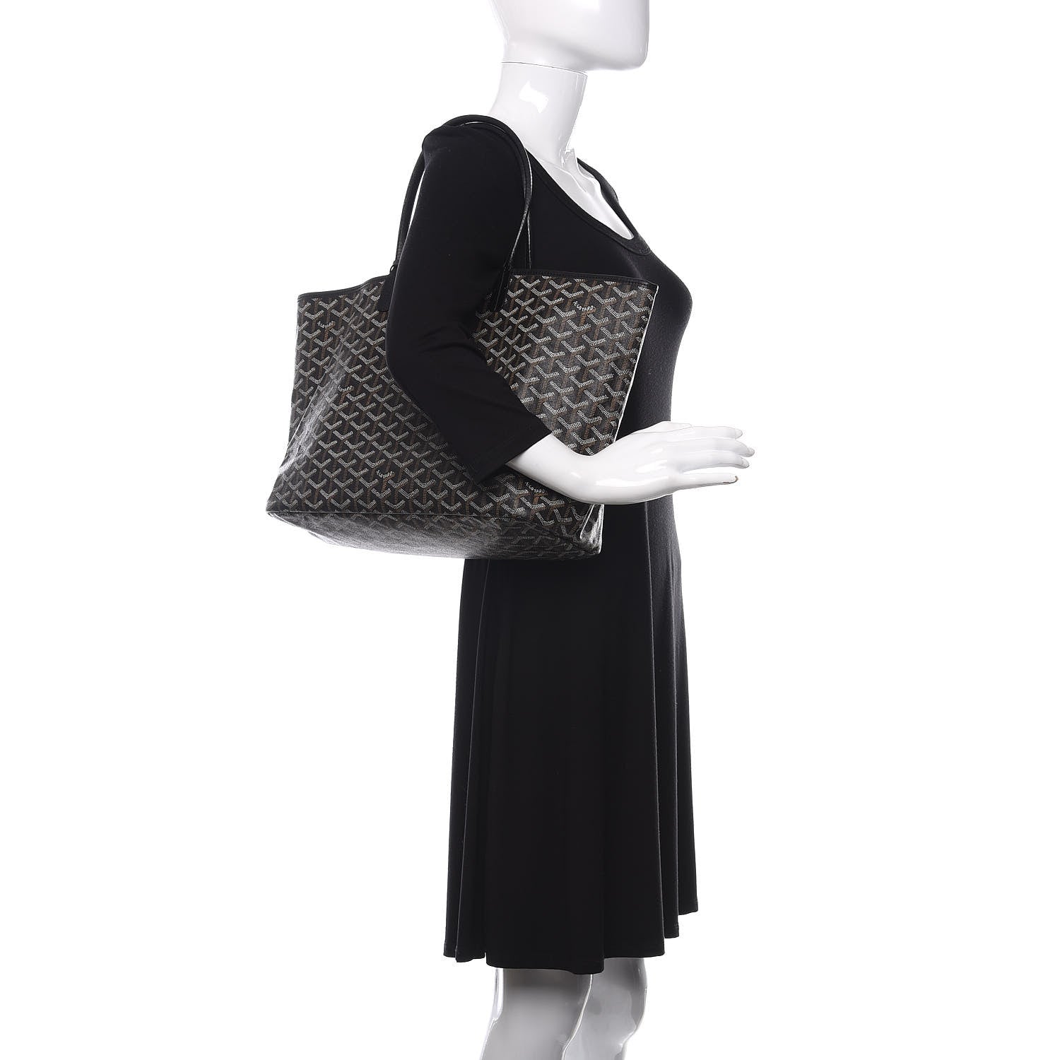 Goyard Goyardine Saint Louis PM Black 2 of 10