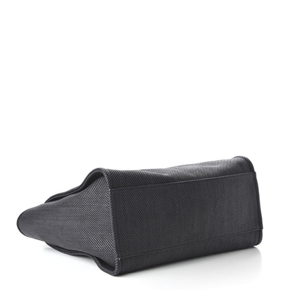 Chanel Canvas Medium Deauville Tote Black 5 of 12