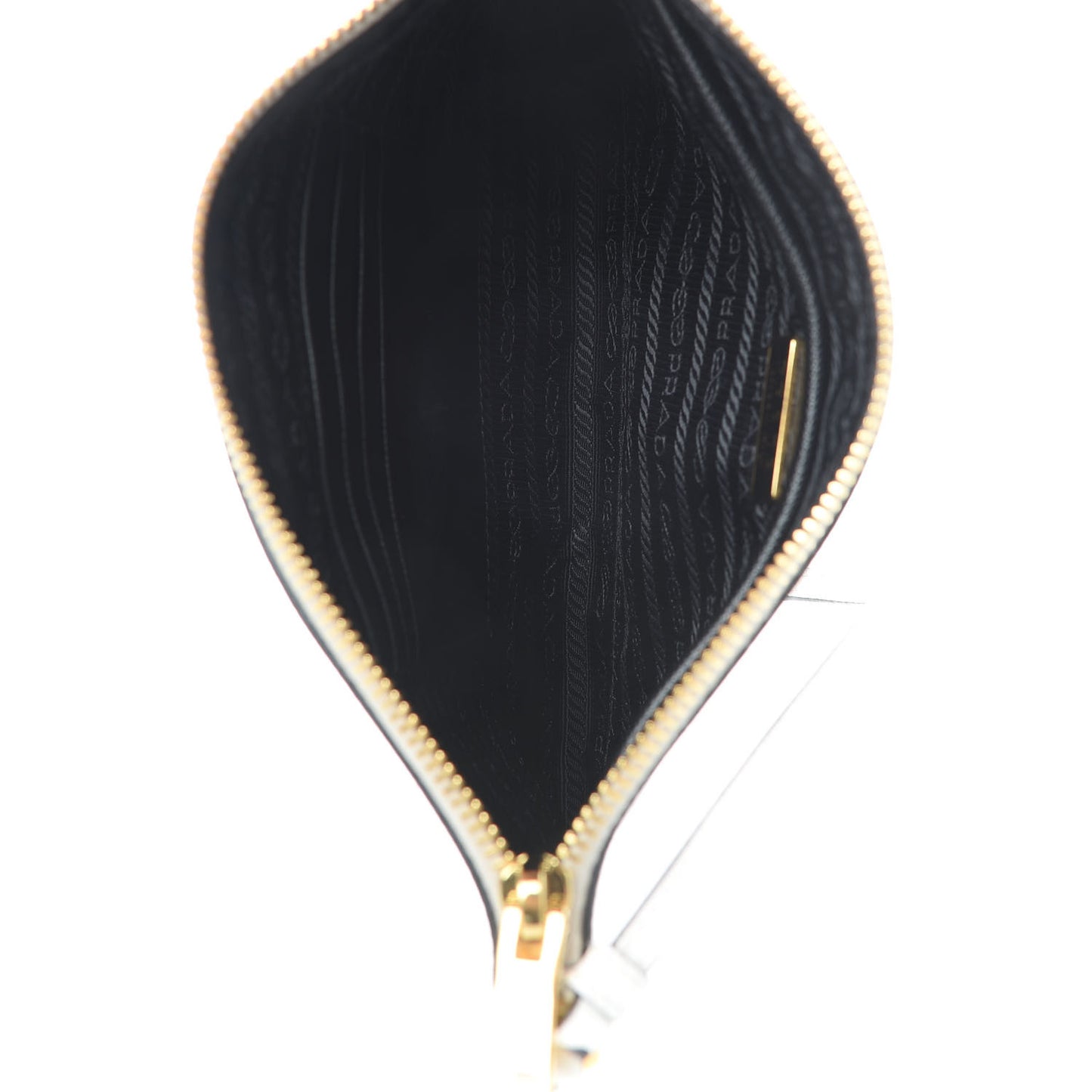 Saffiano Small Flat Pouch Talco
