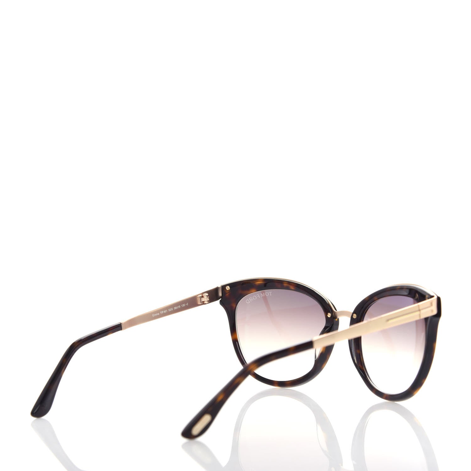 Tom Ford Emma Cat Eye Sunglasses TF461 Havana 4 of 7