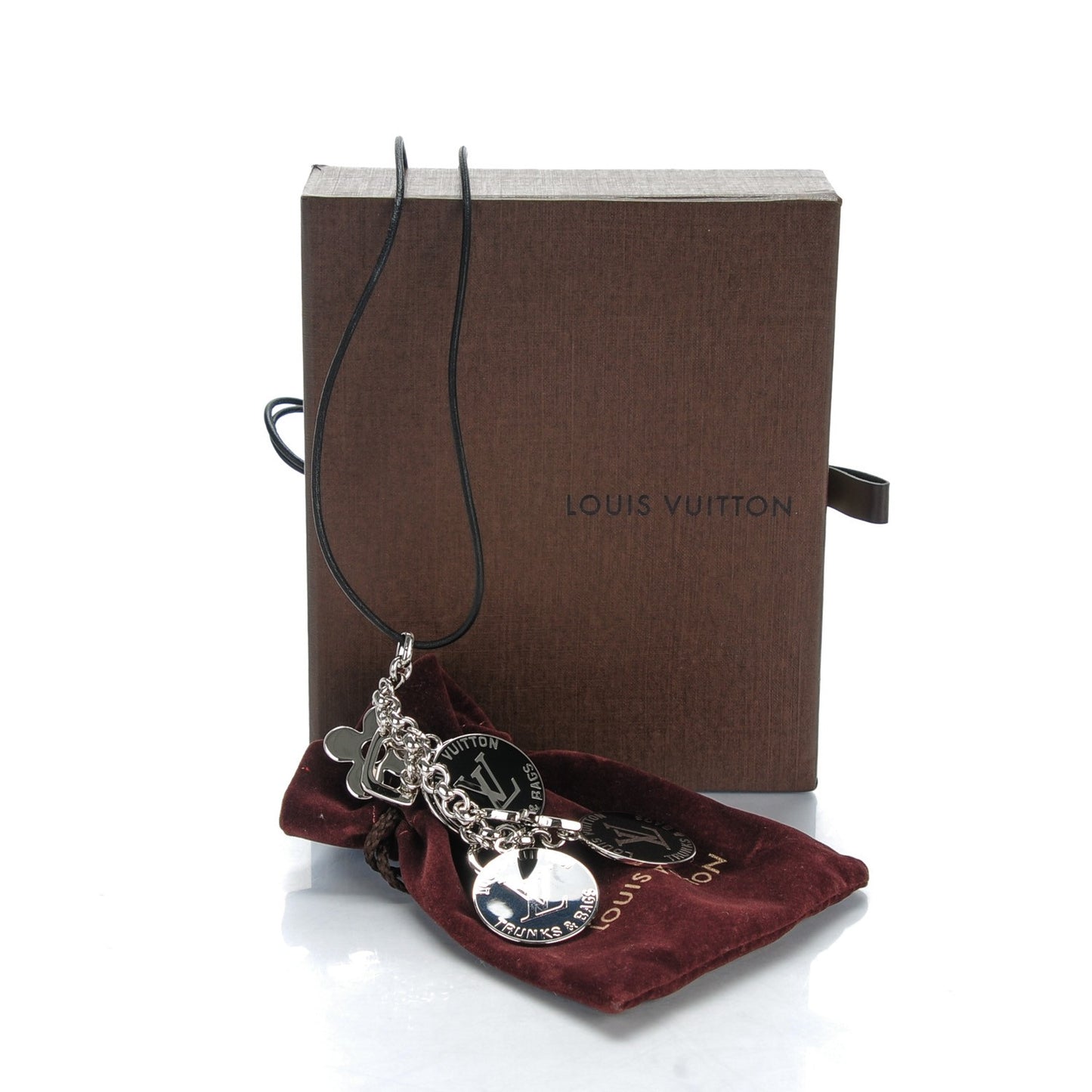 Trunks and Bags Breloques Necklace Black