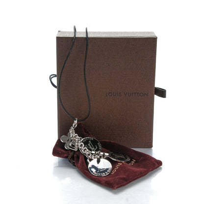Louis Vuitton Trunks and Bags Breloques Necklace Black 5 of 5