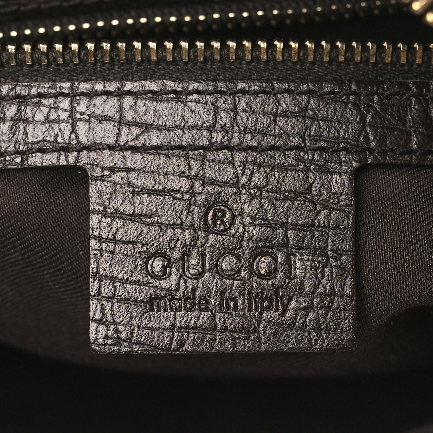 Monogram Medium Horsebit Chain Hobo Dark Brown