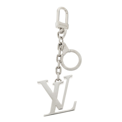 Louis Vuitton LV Facettes Bag Charm Key Holder Silver 1 of 4