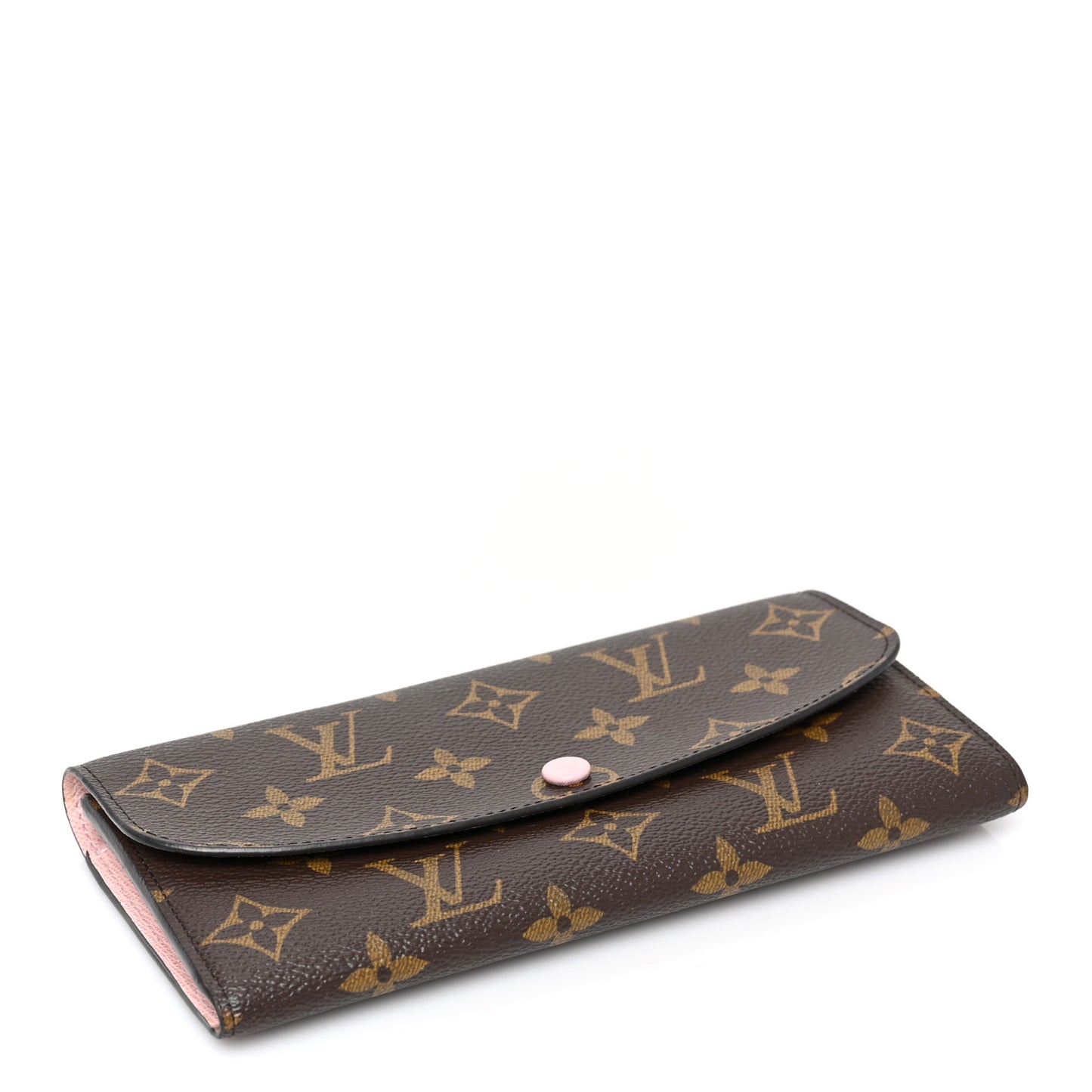 Monogram Emilie Wallet Rose Ballerine