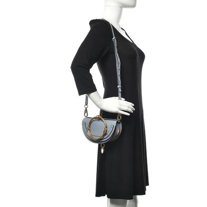 Chloe Calfskin Small Nile Bracelet Minaudiere Bag Washed Blue 2 of 8
