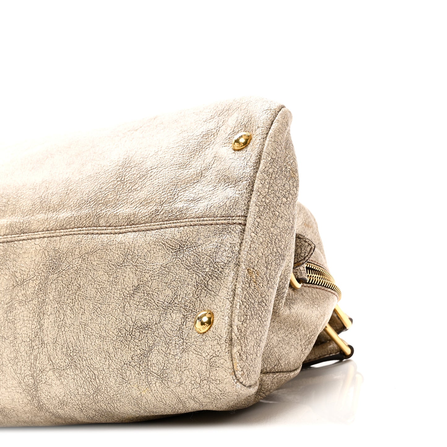 Craquele Shoulder Bag Talco