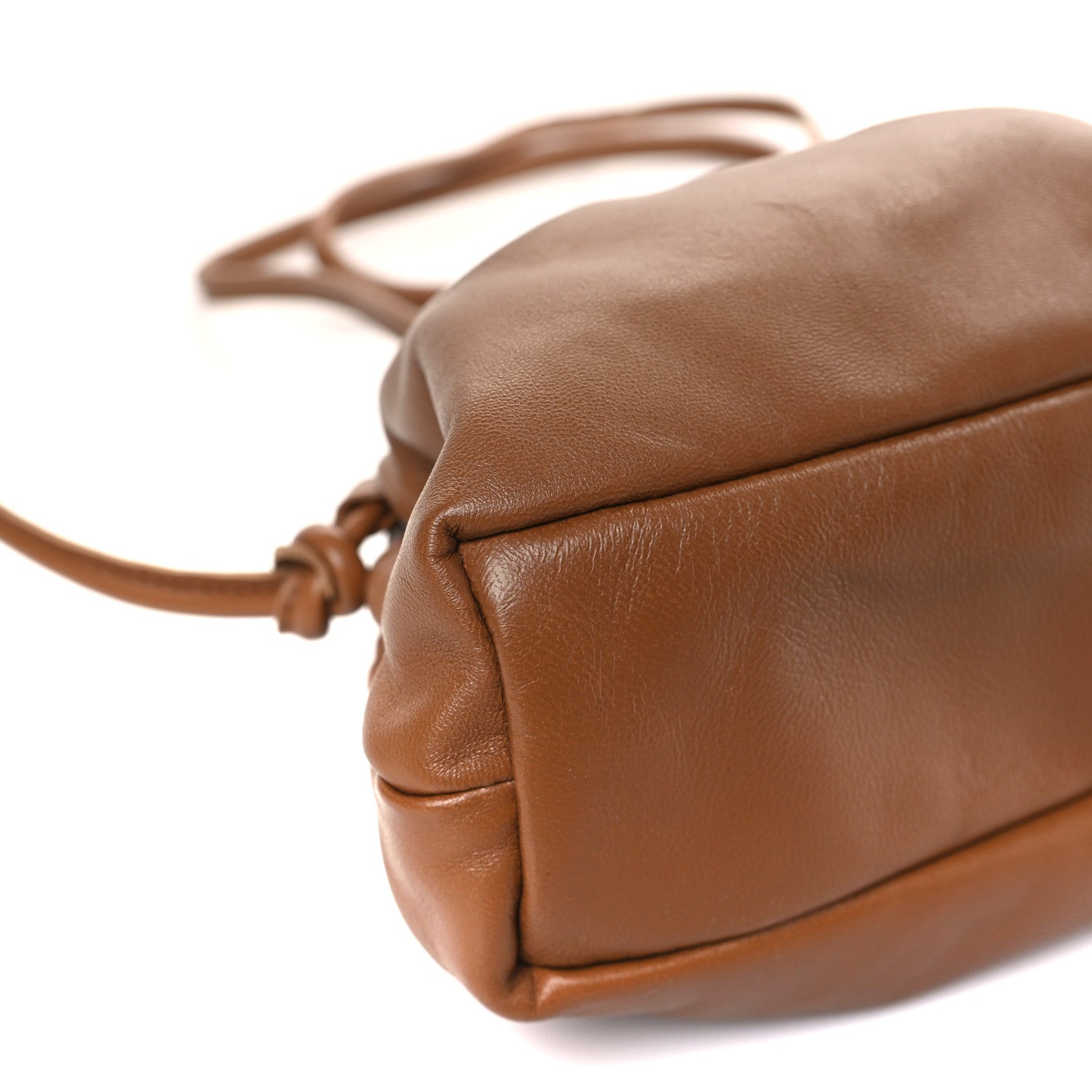 Mansur Gavriel Lambskin Cloud Mini Clutch Caramel 6 of 7