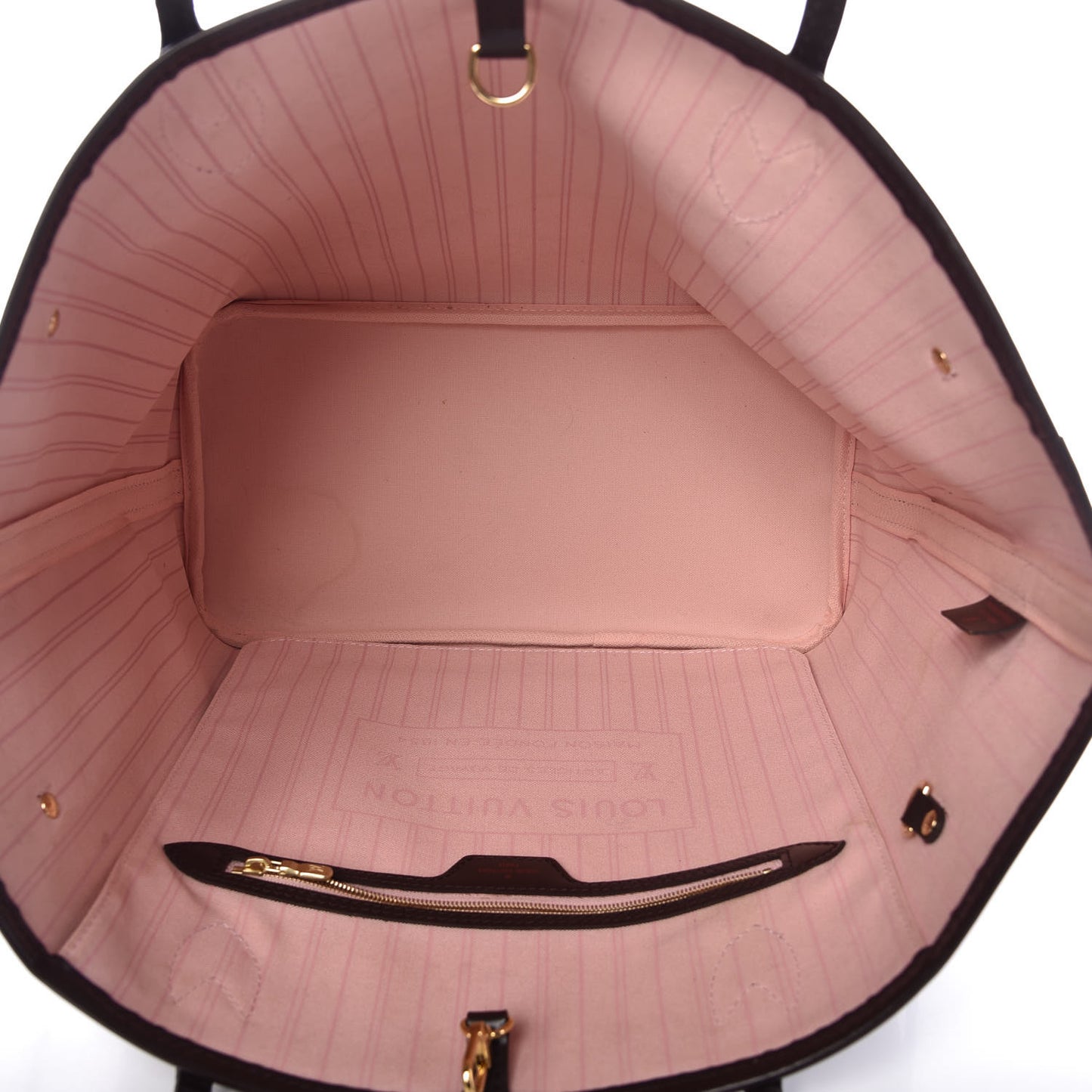 Damier Ebene Neo Neverfull MM Rose Ballerine