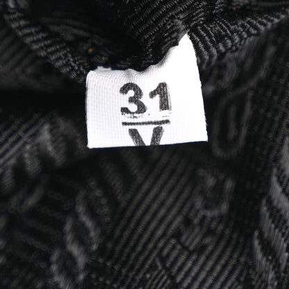 Prada Spazzolato Mini Re-Edition 1995 Double Handle Handbag Black 7 of 10
