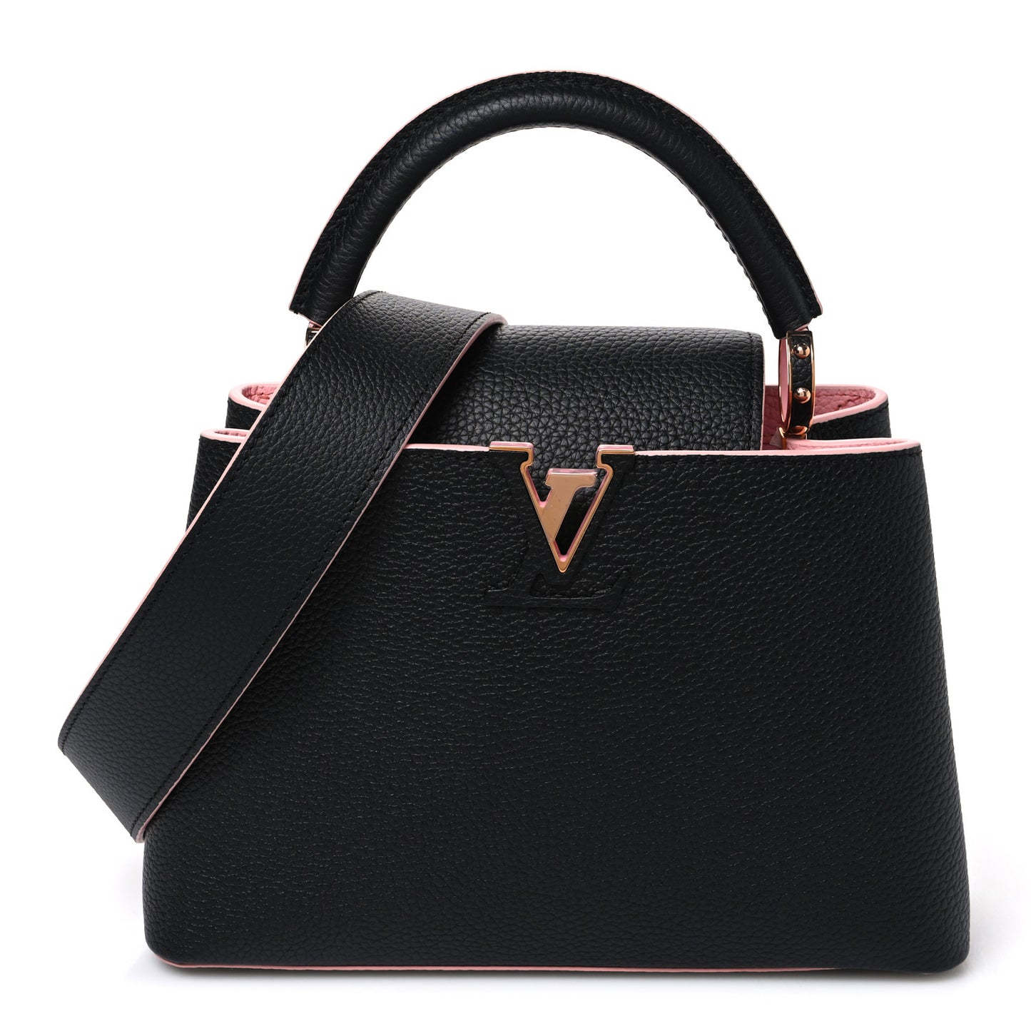 Taurillon Capucines BB Black Pink