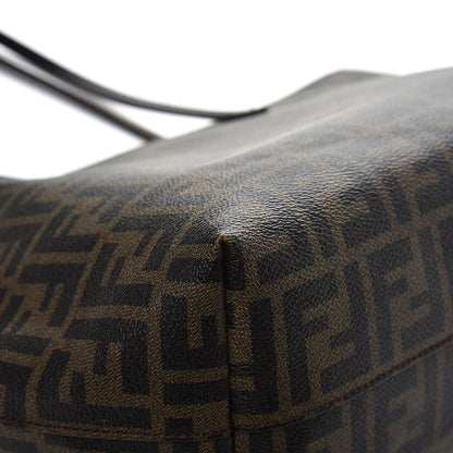 Fendi Zucca Spalmati Small Roll Tote Tobacco Moro 11 of 12