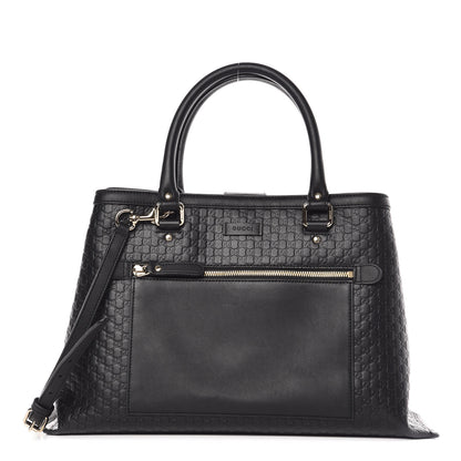 Gucci Soft Microguccissima Medium Tote Black 1 of 10