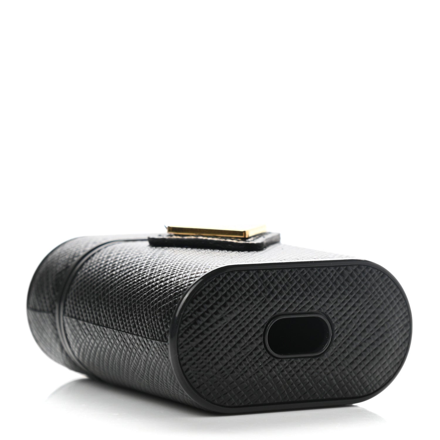 Prada Saffiano Metal iPhone Airpods Case Black 4 of 5