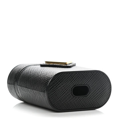 Prada Saffiano Metal iPhone Airpods Case Black 4 of 5