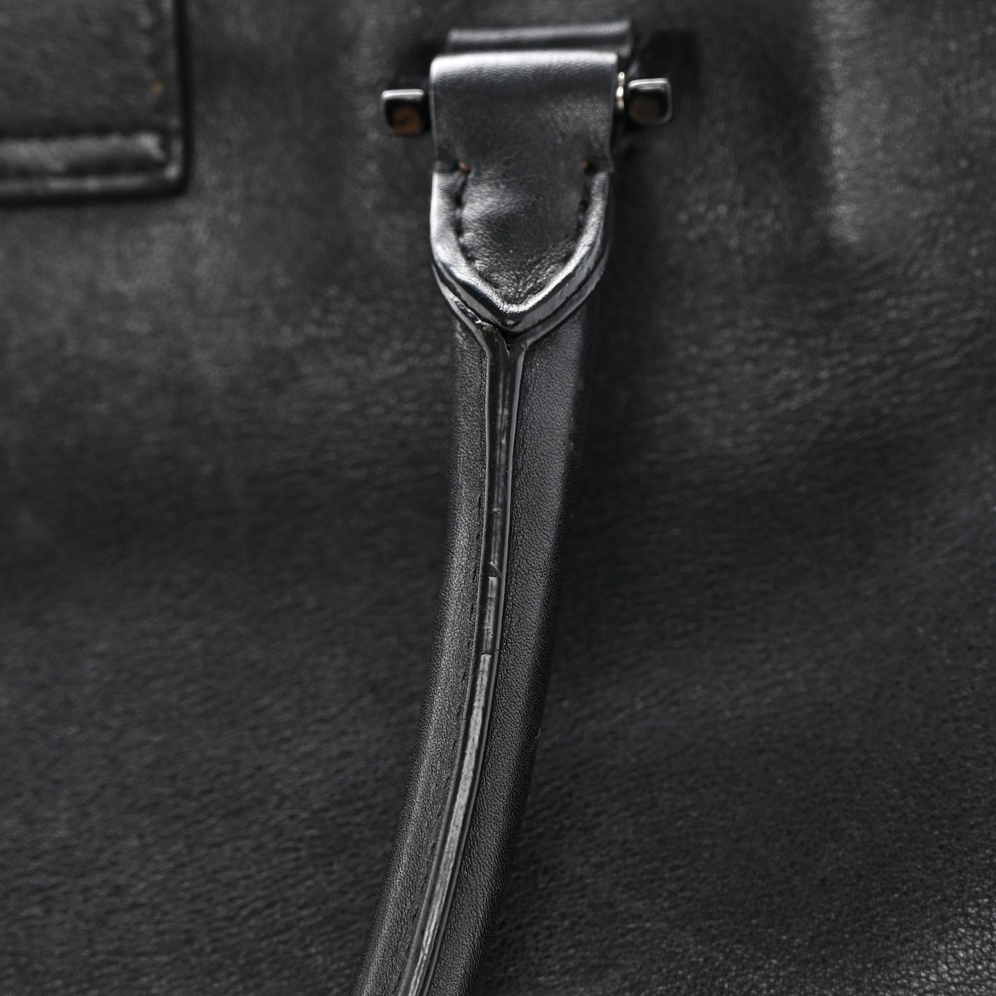 Calfskin Small Monogram Cabas Black