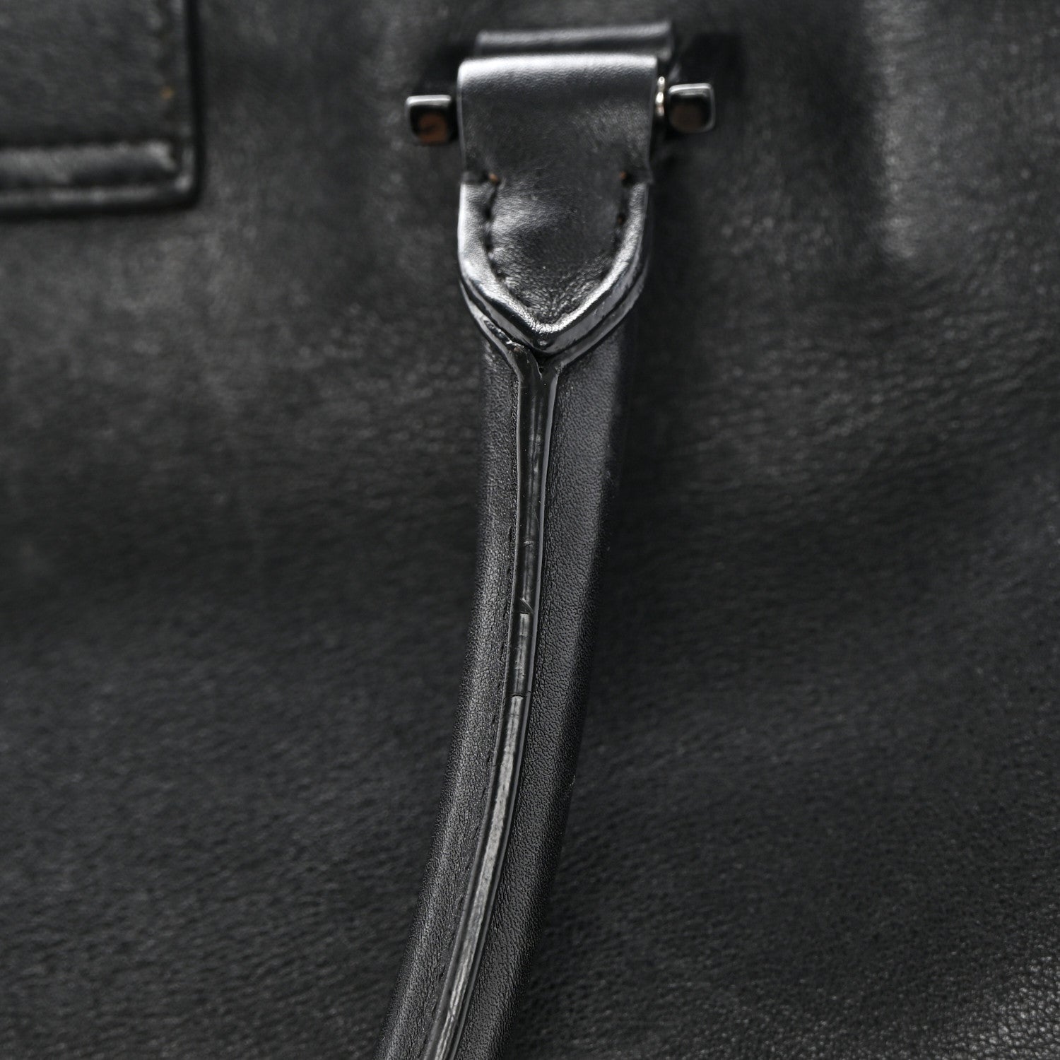 Saint Laurent Calfskin Small Monogram Cabas Black 14 of 17